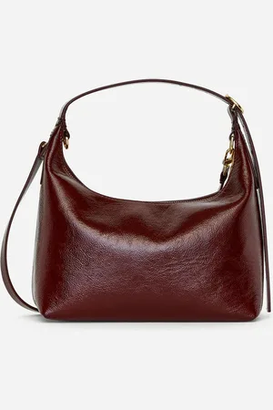 ARKET Ledertasche Mit Kastiger Form - Rot