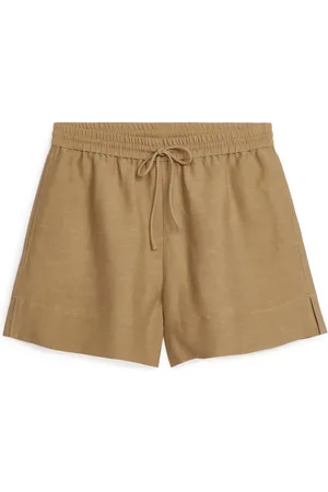 ARKET Viskose-Leinen-Shorts - Beige