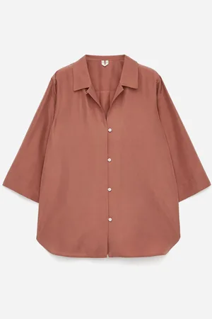 ARKET Legere Seidenbluse - Orange