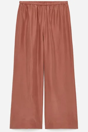 ARKET Hose Aus Seide - Orange