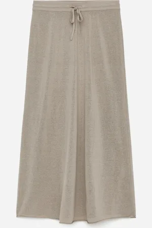 ARKET Rock Aus Leinen Und Baumwolle - Beige