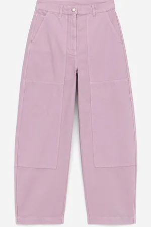 ARKET Baumwollhose Mit Barrel Leg