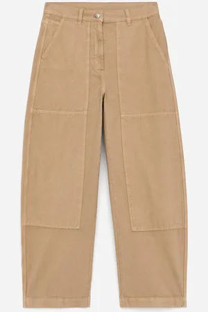ARKET Baumwollhose Mit Barrel Leg