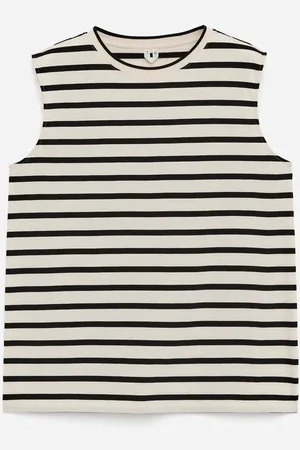 ARKET Lockeres Tanktop - Schwarz|Weiß|Mehrfarbig