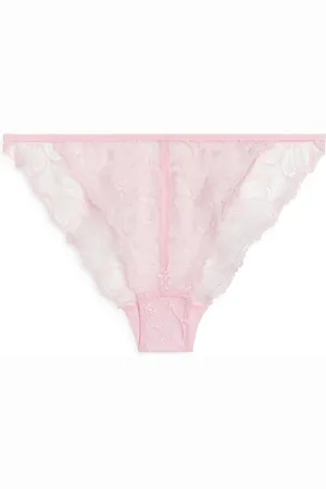 ARKET Spitzentanga - Rosa