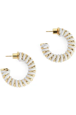 ARKET Hoops Mit Twist-Detail - Goldfarben|Weiß|Mehrfarbig