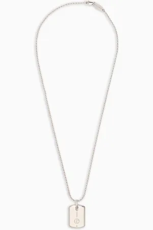 Giorgio Armani Halskette aus mit Logo-Plakette