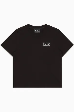 EA7 Core Identity Boy T-Shirt mit Rundhalsausschnitt aus Baumwolle
