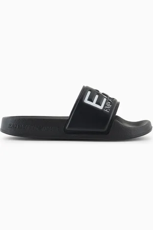 EA7 Pantolette mit Maxi-Logo