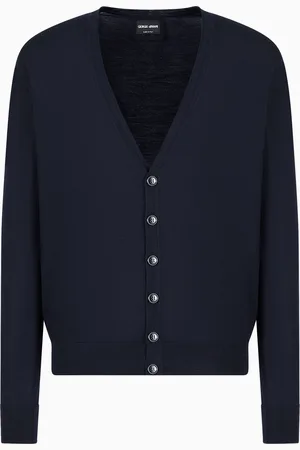 Giorgio Armani Geknöpfter Cardigan aus Schurwolle