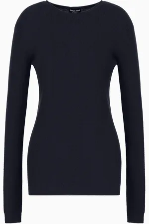 Giorgio Armani Pullover mit Rundhalsausschnitt aus reinem Kaschmir