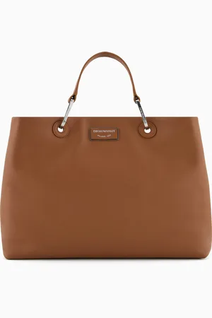 Emporio Armani ASV Mittelgroßer Shopper MyEA aus organischem Leder