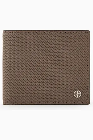Giorgio Armani Bifold-Portemonnaie aus bedrucktem Leder
