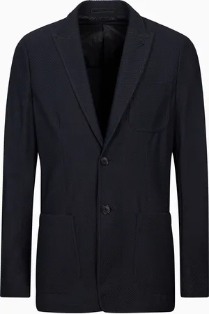 Giorgio Armani Einreihiges Sakko Icon aus geprägtem Funktionsgewebe