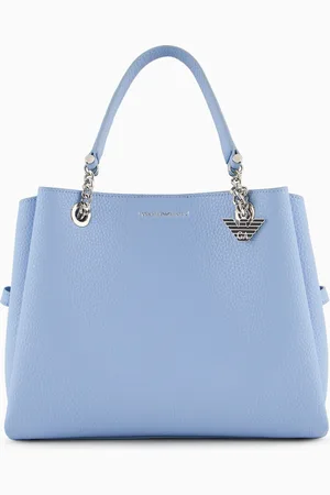 Emporio Armani Handtasche in strukturierter Optik mit Adler-Anhänger
