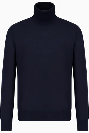 Emporio Armani Rollkragenpullover aus reiner Schurwolle