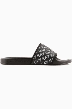 EA7 Pantolette mit Allover-Logo