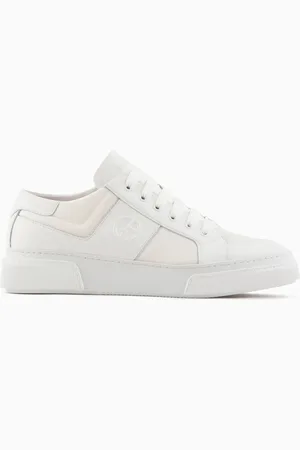 Giorgio Armani Sneaker aus Leder und Stoff