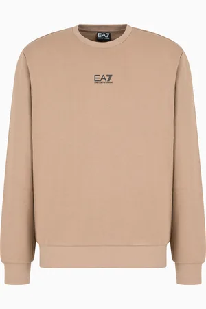 EA7 Core Identity Sweatshirt mit Rundhalsausschnitt aus einer Baumwollmischung