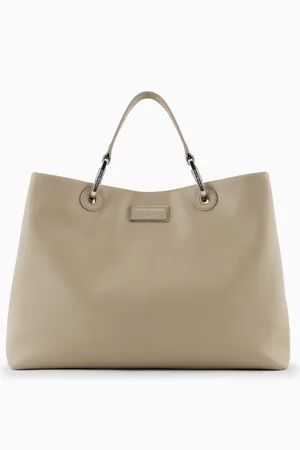 Emporio Armani ASV Mittelgroßer Shopper MyEA aus organischem Leder