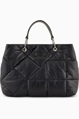 Emporio Armani Mittelgroßer Shopper MyEA aus gestepptem Nylon