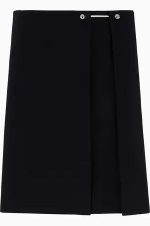 Emporio Armani Rock aus Enver-Satin mit Piercing-Verschluss