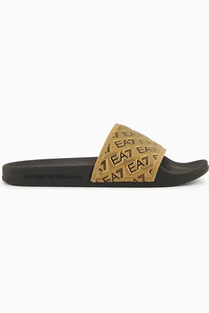 EA7 Pantolette mit Allover-Logo