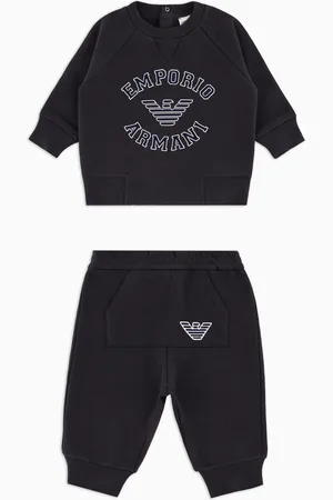 Emporio Armani Trainingsanzug aus Jersey mit Maxi-Logo