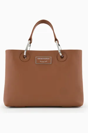 Emporio Armani ASV Kleiner Shopper MyEA aus organischem Leder
