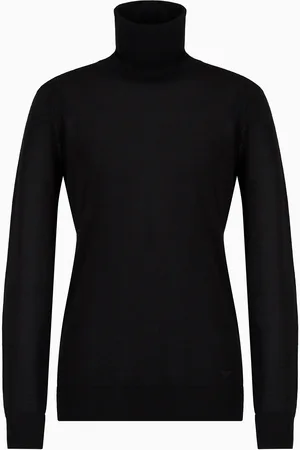 Emporio Armani Rollkragenpullover aus reiner Schurwolle