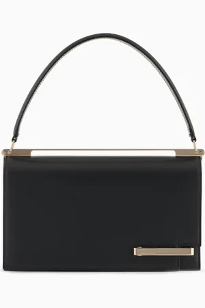 Giorgio Armani Mittelgroße Handtasche aus Leder mit Schultergurt