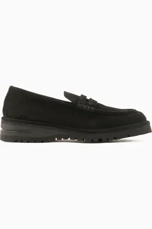 Giorgio Armani Mokassins aus Veloursleder