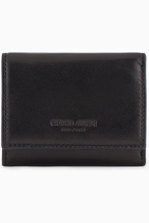 Giorgio Armani Trifold-Portemonnaie aus Nappaleder