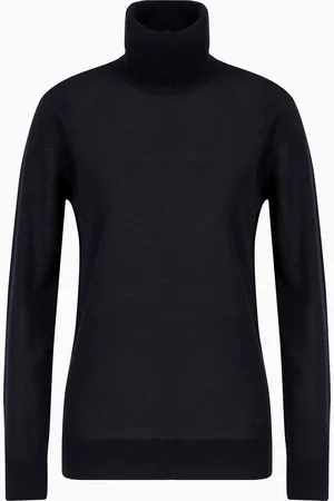 Emporio Armani Rollkragenpullover aus reiner Schurwolle