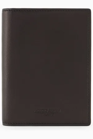 Giorgio Armani Bifold-Reisepassetui aus Nappaleder