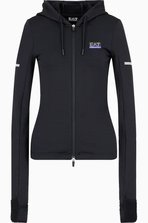 EA7 Dynamic Athlete Sweatshirt mit Kapuze aus FUROR7 Funktionsgewebe