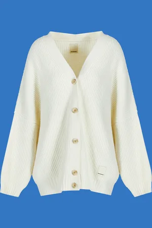 Emporio Armani Cardigan aus der Black Blue ASV-Sonderkollektion, gefertigt aus Wolle in Rispenstichverarbeitung