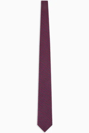 Giorgio Armani Krawatte aus Seide mit geometrischem Jacquard