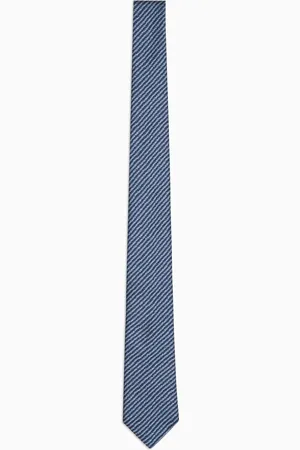 Giorgio Armani ASV Seidenkrawatte mit geometrischem Print