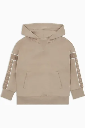 Emporio Armani Oversize-Sweatshirt aus doppellagigem Jersey mit Logoband