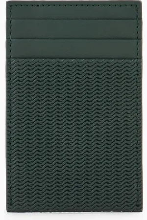 Giorgio Armani Kartenetui aus bedrucktem Leder