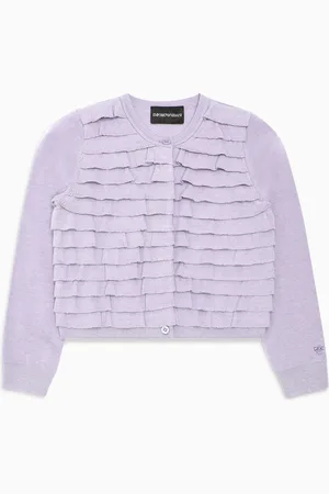 Emporio Armani Strickjacke mit Volants und Rüschen