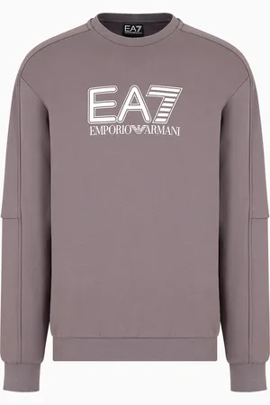 EA7 Visibility Sweatshirt mit Rundhalsausschnitt aus einer Baumwoll-Mischung