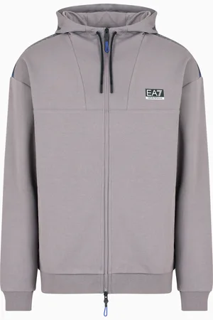 EA7 Dynamic Athlete Sweatshirt mit Kapuze aus Natural VENTUS7-Funktionsgewebe