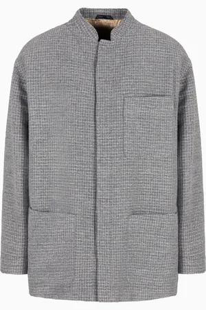 Giorgio Armani Einreihiges Sakko aus Wollmischung und Metallgarn