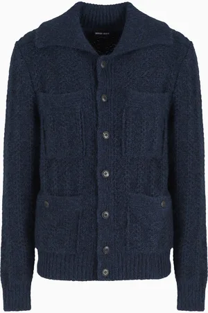 Giorgio Armani Cardigan aus Alpaka und Baumwolle