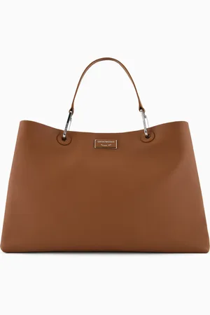 Emporio Armani ASV Großer Shopper MyEA aus organischem Leder