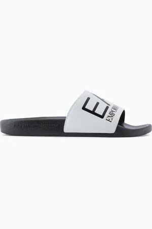 EA7 Pantolette mit Maxi-Logo