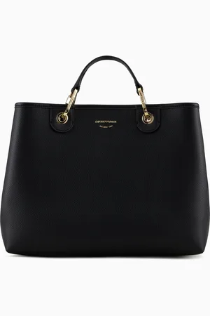 Emporio Armani Mittelgroße Shopper MyEA Bag mit Hirschprint