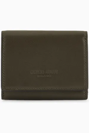 Giorgio Armani Trifold-Portemonnaie aus Nappaleder